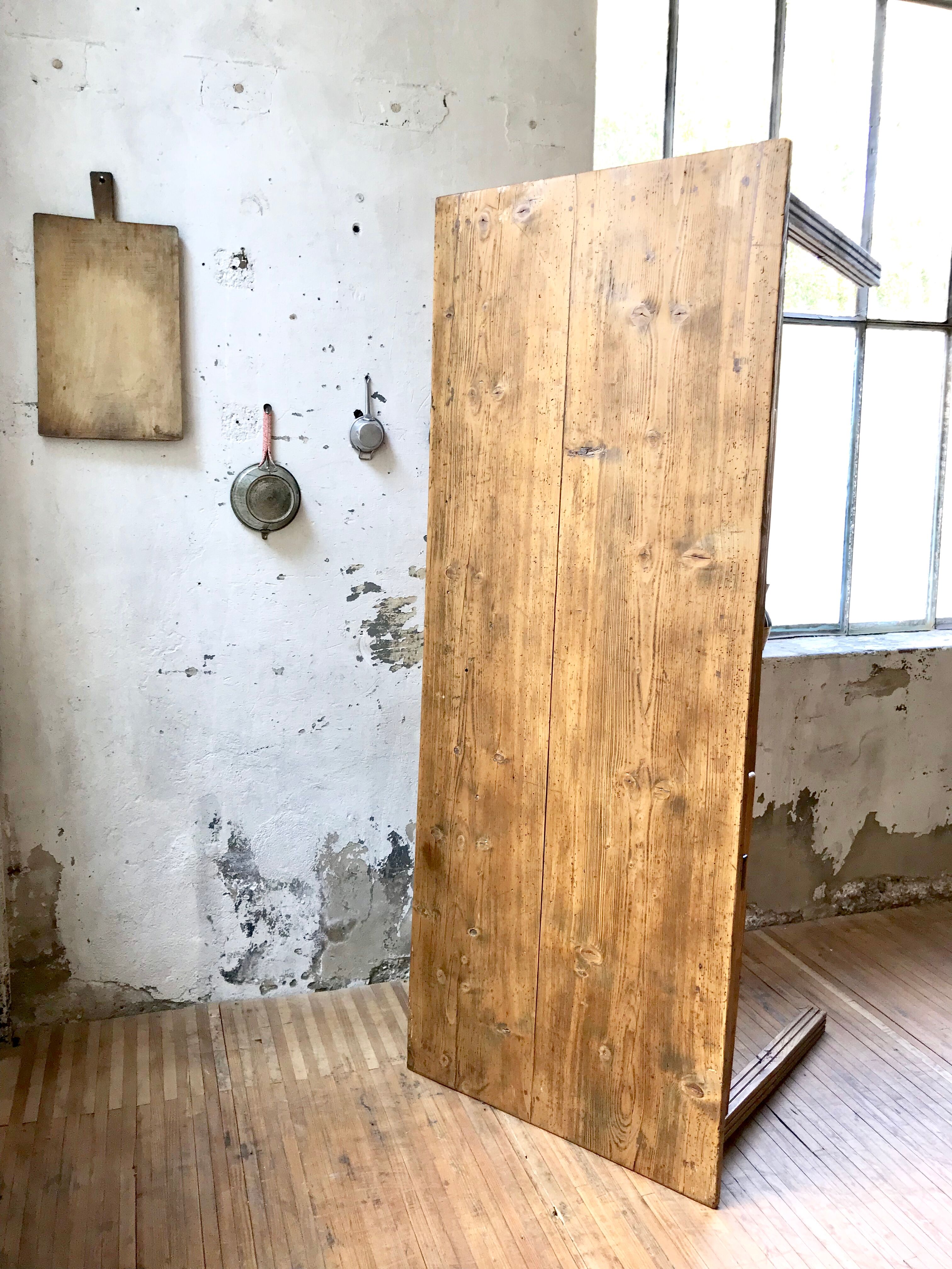 Vintage pine farm table