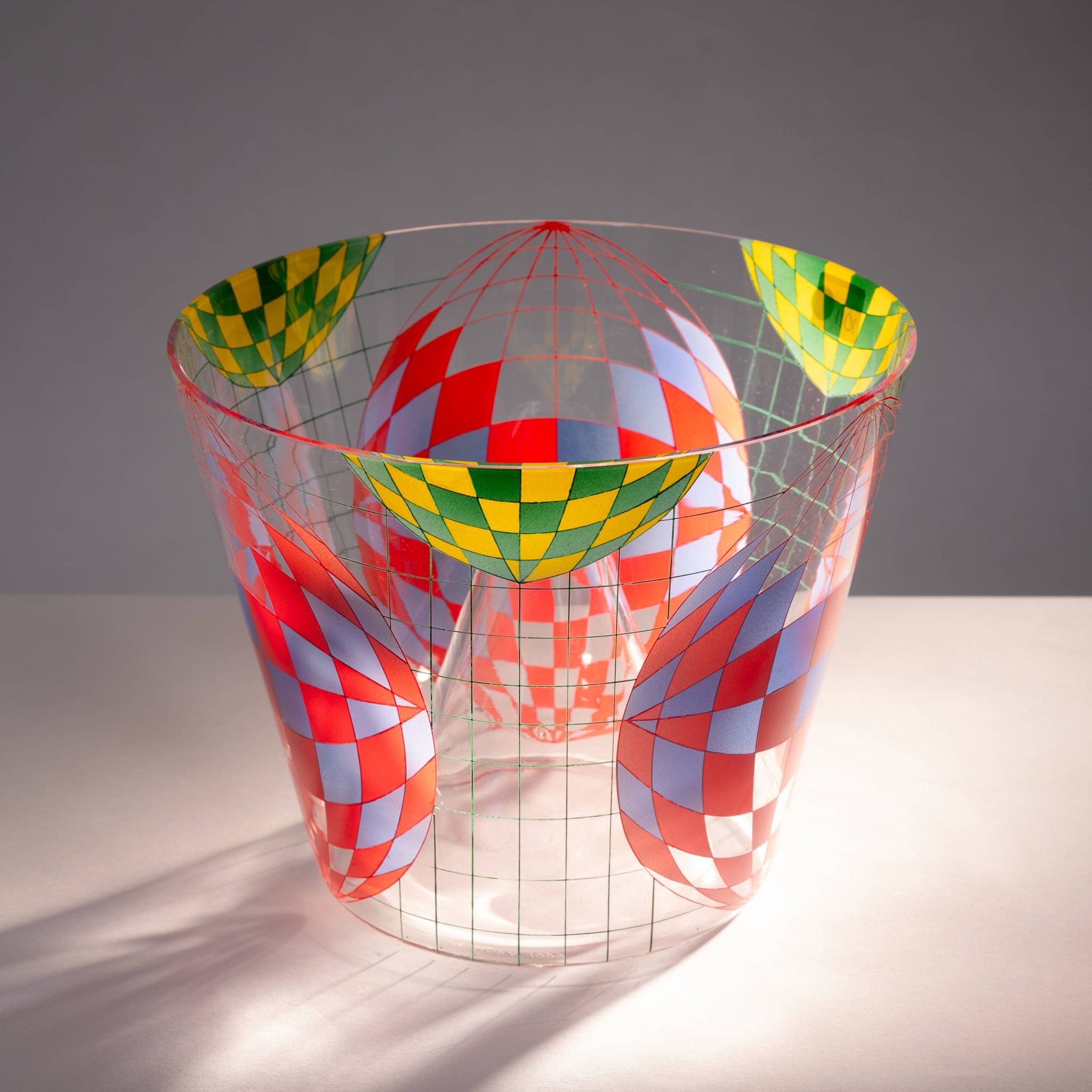 art glass object vase