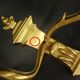 Paire d'applique en bronze doré style Louis XVI, XIXe