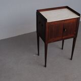 Bedside mahogany end XVIII