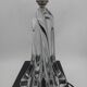 Lamp base in Vannes crystal.