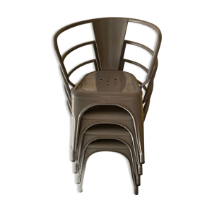 Fauteuils A56 Tolix gris