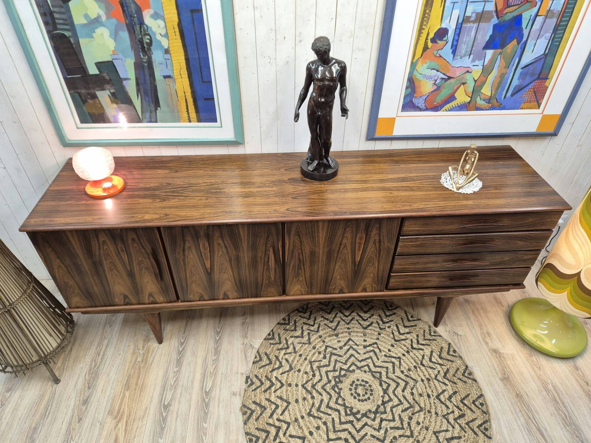Scandinavian rosewood sideboard malora