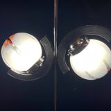 Space Age floor lamp, Murano shade, 1970s.