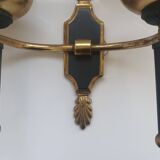 Large empire style double light wall light