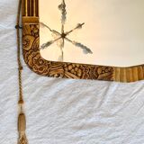 Golden art deco mirror