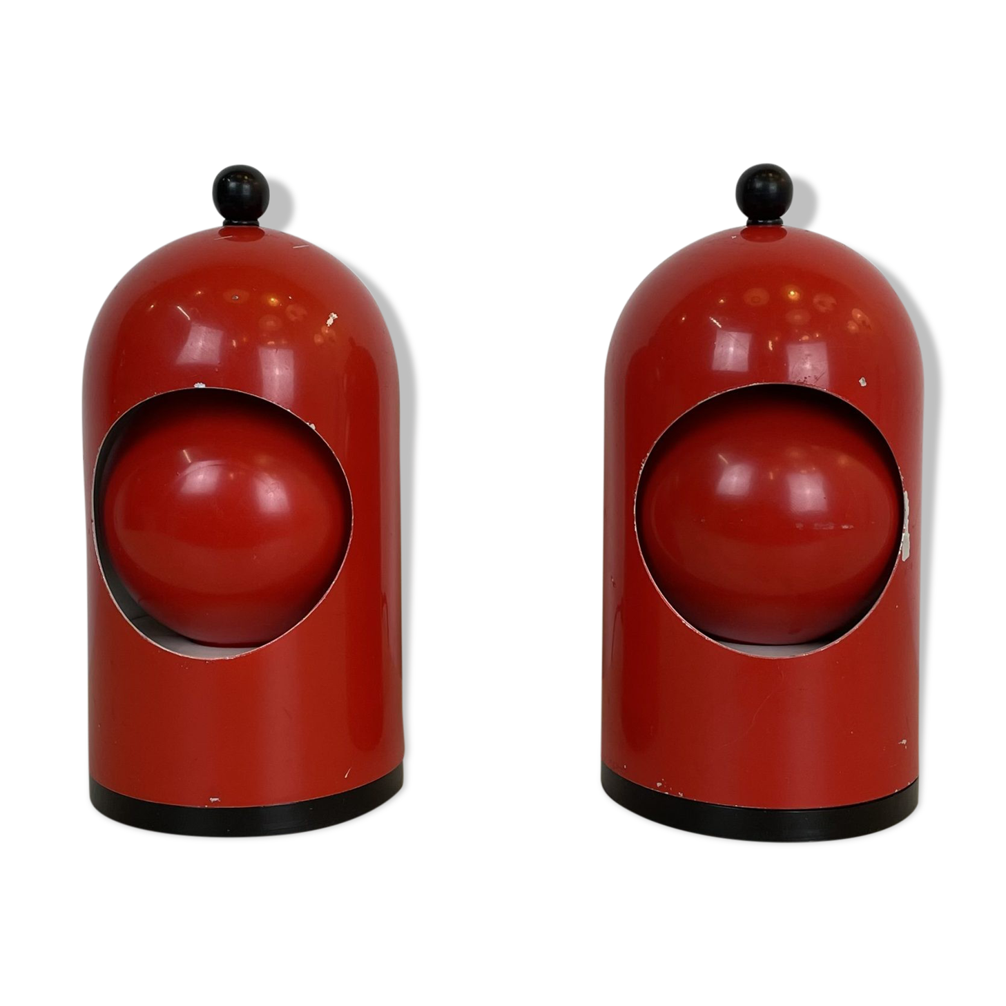 Paire de lampes Selene, Italie 70