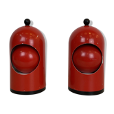 Paire de lampes Selene, Italie 70