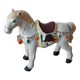 Painted porcelain horse statuette