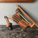 Scandinavian teak accordion wall light Le Klint