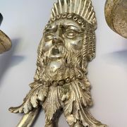 Appliques Mascherone Tragedia Greca en alliage de fonte d’argent