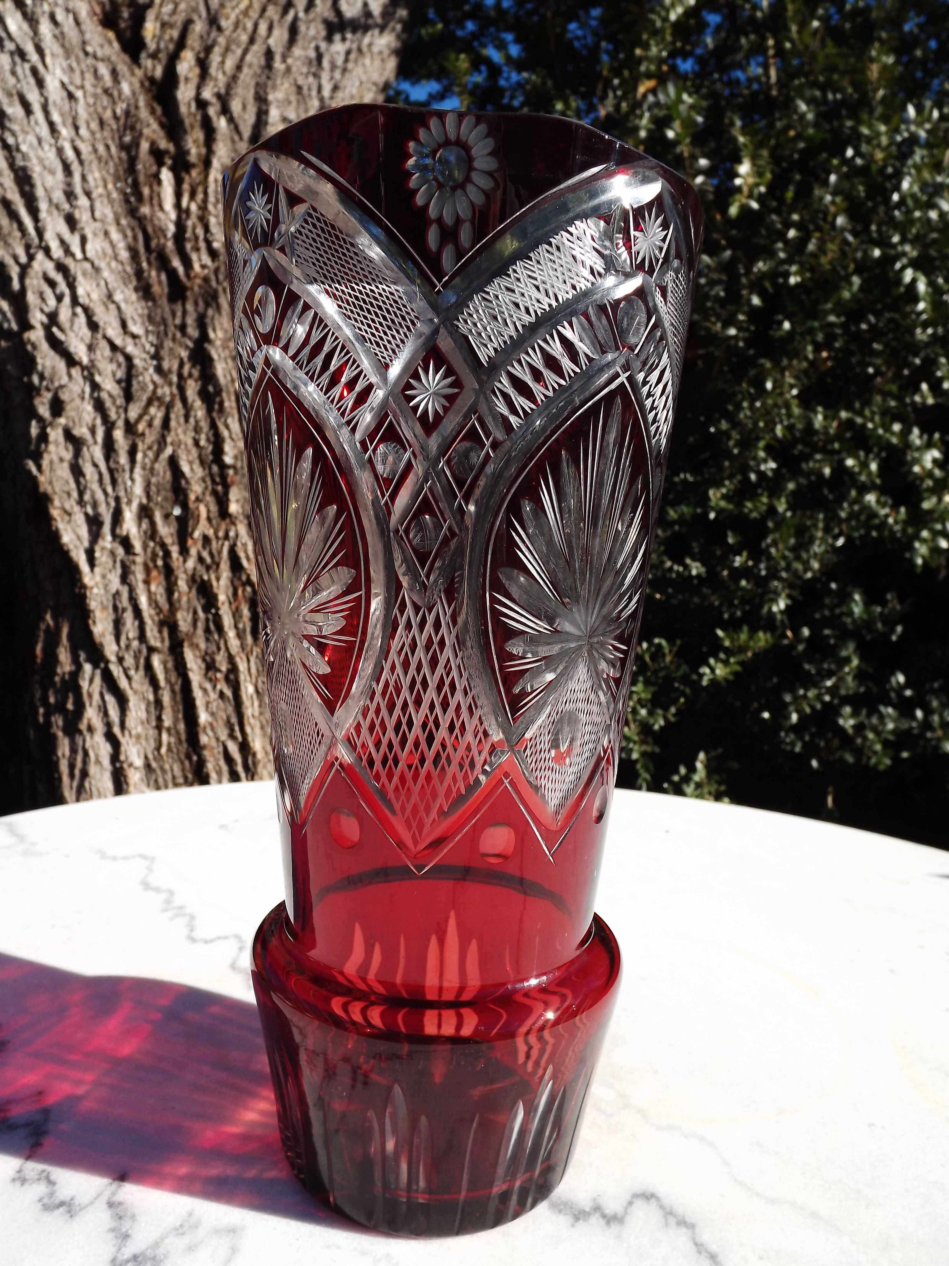 Vase bohème cristal VSL