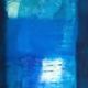 Tableau Bleu Abstrait