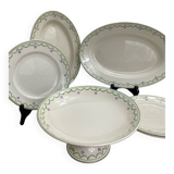 Iron clay dishes, Longwy, Violetta collection