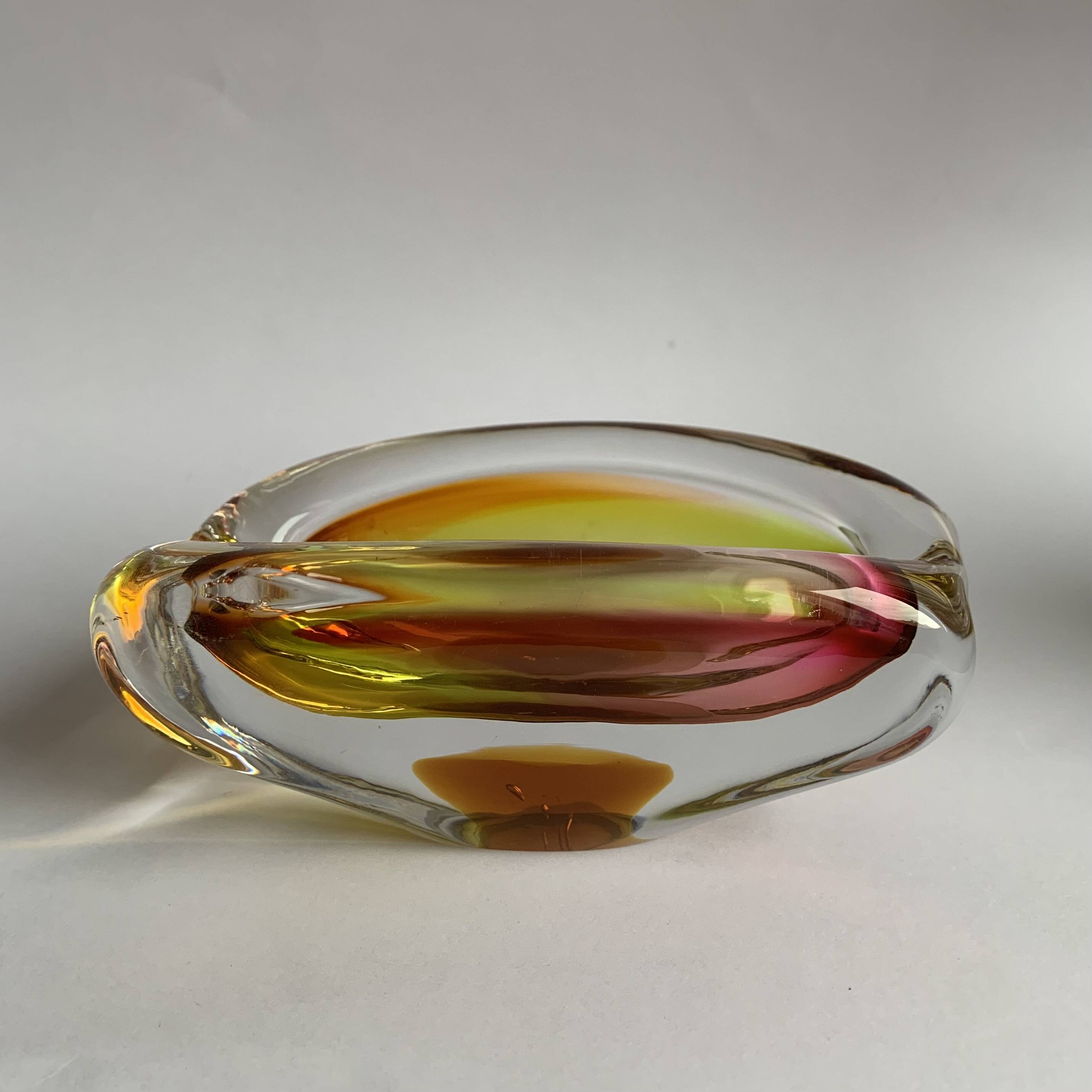 Astray par Josef Rozinek pour Novy Bor Glassworks, 1960s