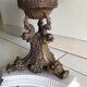 Large cut on foot in marble and bronze