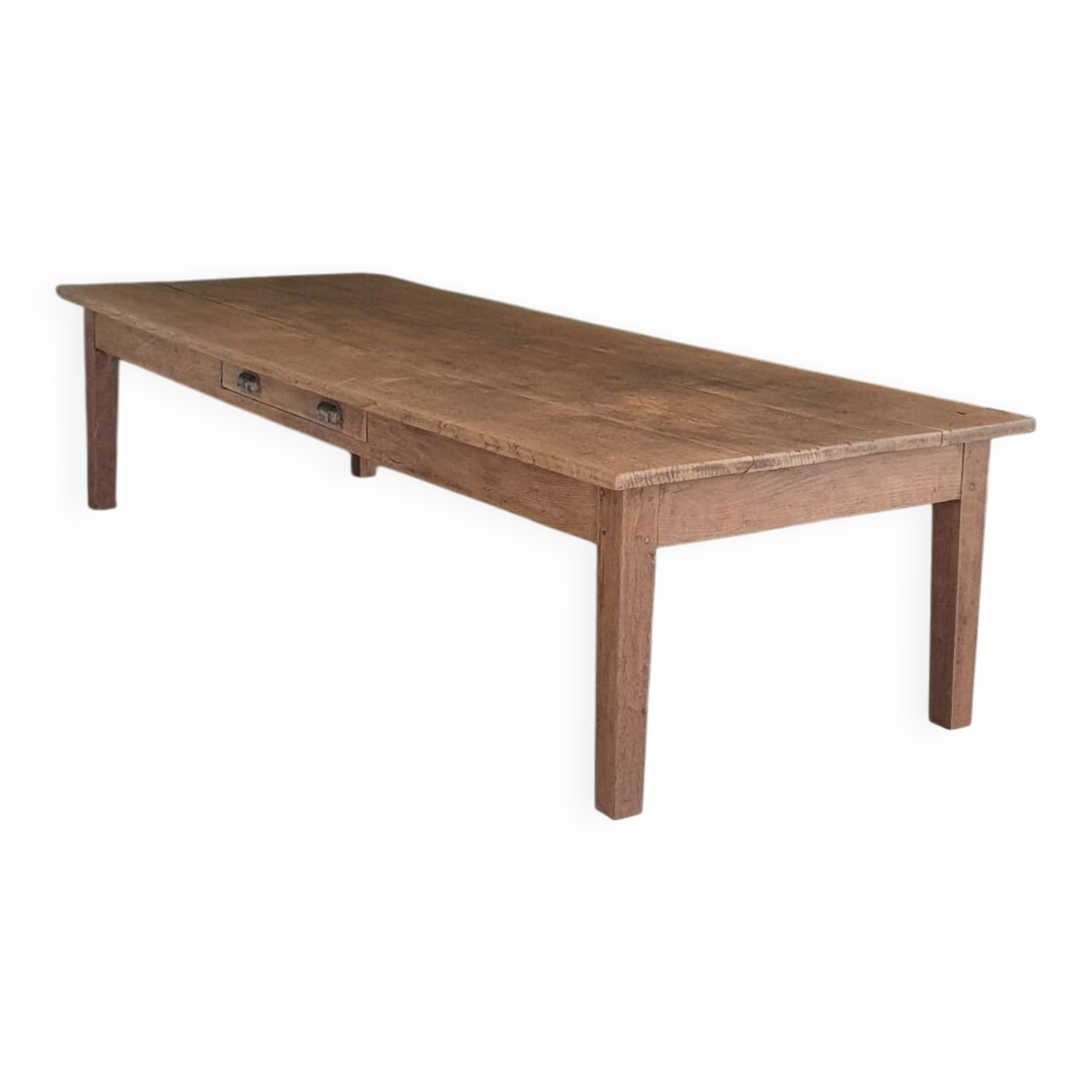 Grande table basse de ferme ancienne 220cm