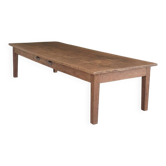 Grande table basse de ferme ancienne 220cm