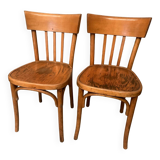 Paire de chaises bistrot Baumann