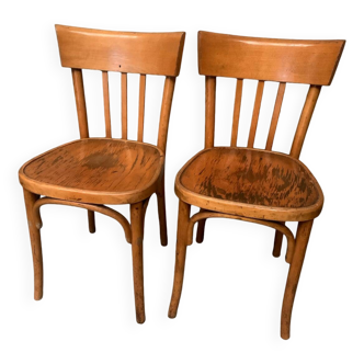 Paire de chaises bistrot Baumann