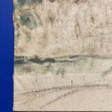 Marthe orant (1874-1957), spring, oil on canvas