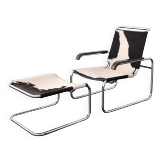 "S35 LV" fauteuil lounge par Marcel Breuer pour Thonet