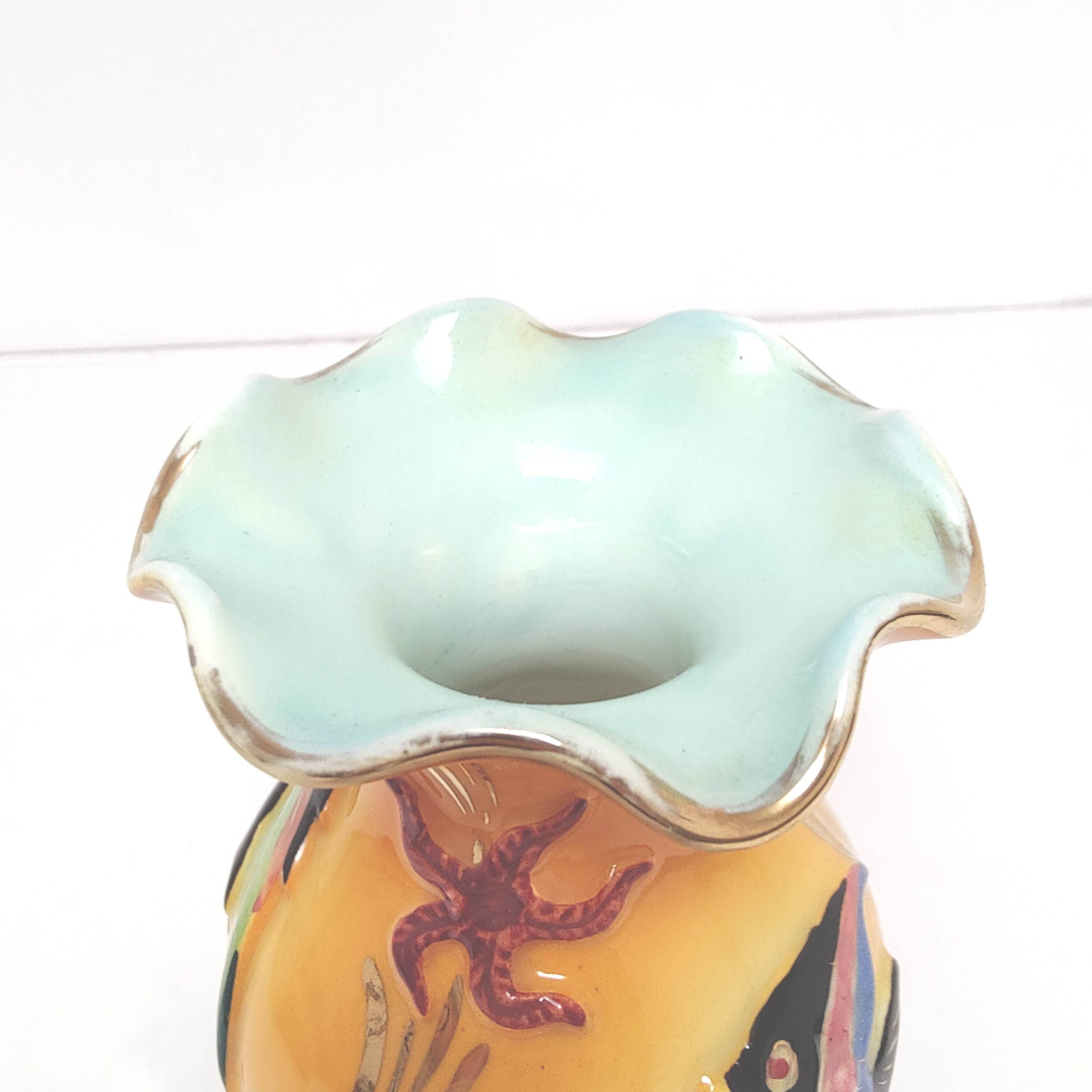 Ceramic vase Monaco workshop Cerdazur seabed