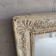 Large mirror early 19th old in patinated wood and mercury