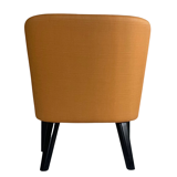 Armchair in imitation cook apricot color