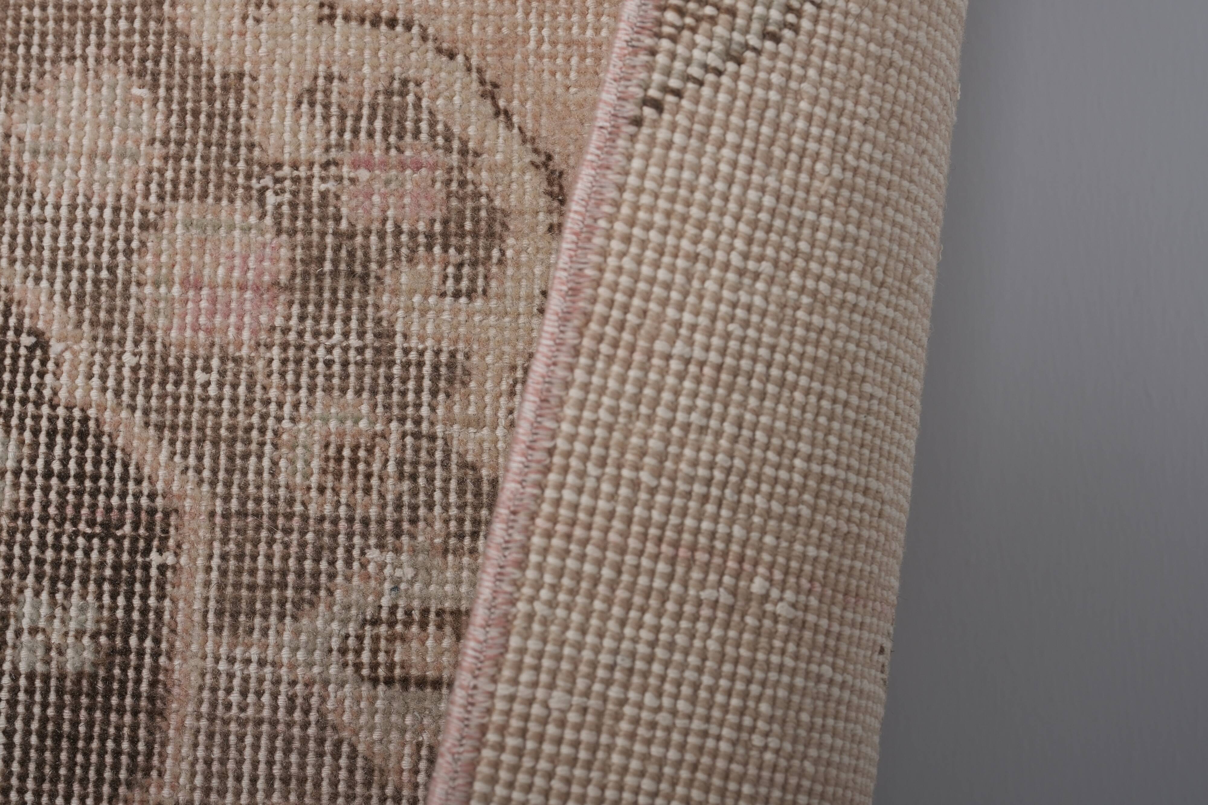 Vintage Turkish Oushak Rug Handwoven 86x733 cm