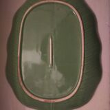 Large green leaf dish