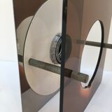 Wall lamp in smoked plexi 70s