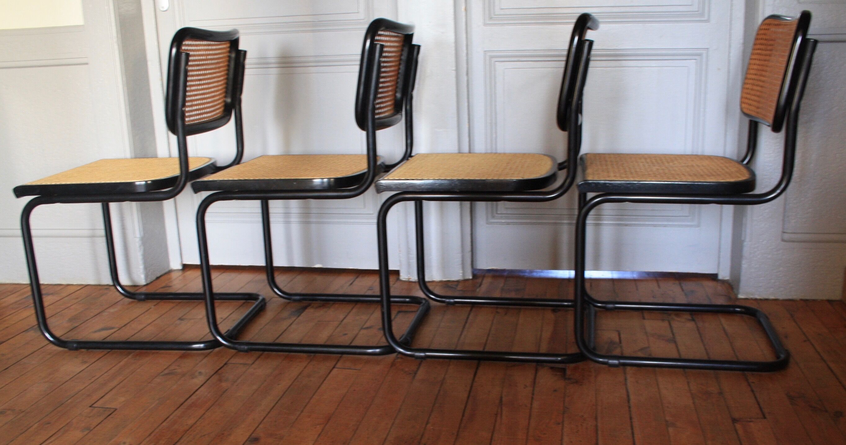 Cesca B32 chairs by Marcel Breuer