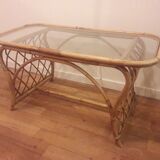 Rattan coffee table