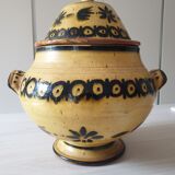 Old covered pot