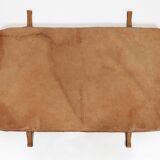 Vintage leather gym mat with nice patina, Belgium, 1930s