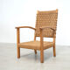 1960s Dutch cord lounge chair