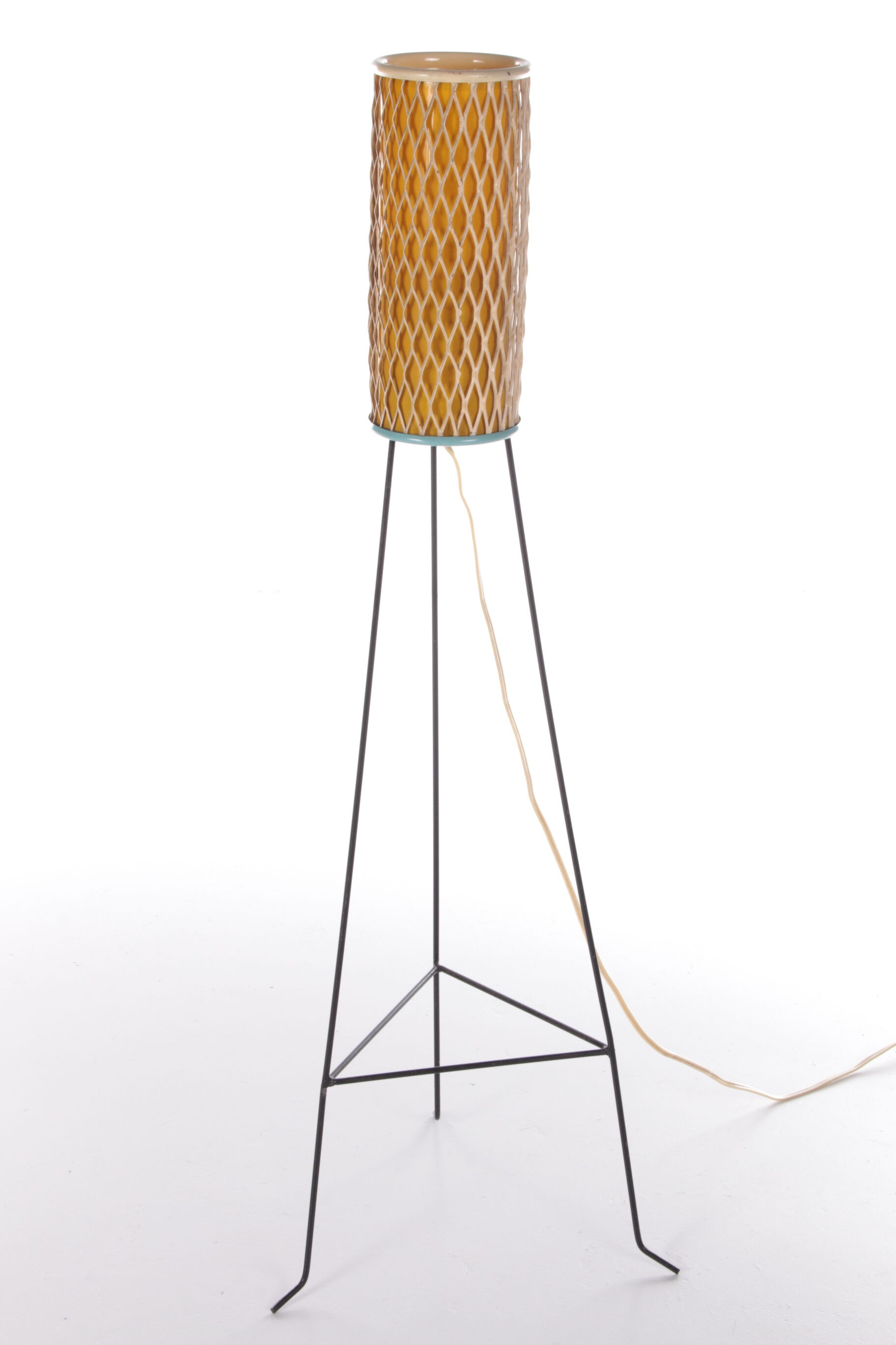 Vintage rocket floor lamp by Josef Hurka Napako, 1950s