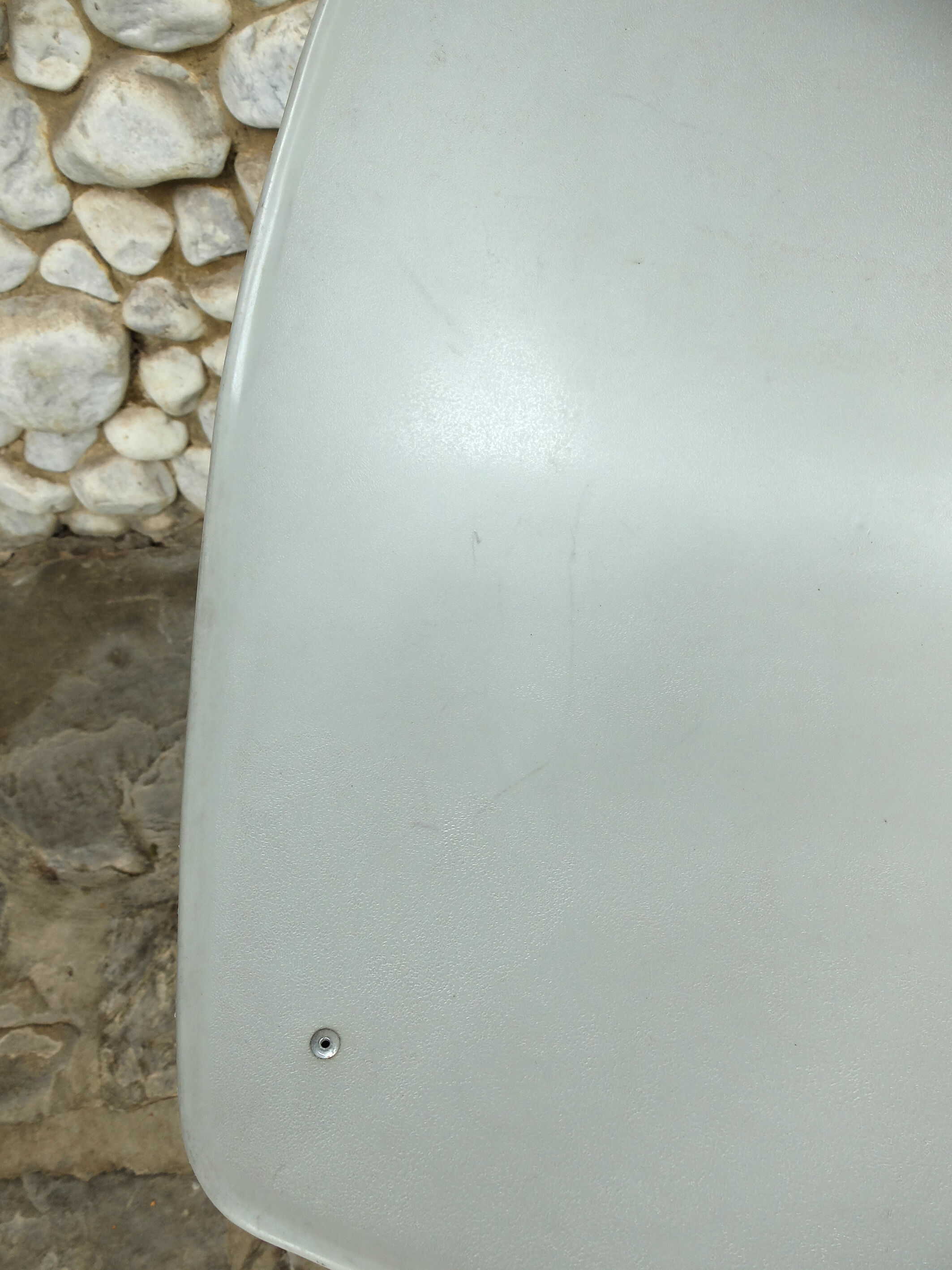 Chaise coquillage grise Pierre Guariche pour Meurop années 1960