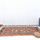 4x10 Red Green Tribal Kilim Rug 130x295Cm
