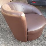 Rotating living room design armchair
