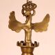 Lustre Renaissance En Bronze à 8 Branches Décoré d'Oiseaux