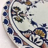 Gien earthenware plate from the end of the 19th century