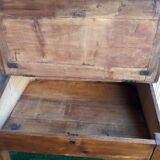 Slope desk with sorter, drawers, storage locker