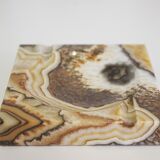 Smoking accessories in marble and onyx, 1970s, lot of 4