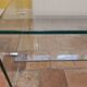 Tempered glass coffee table, Roche Bobois