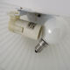Pair of Mathias wall lamps in gilded metal and white shell-style glass