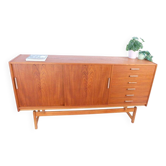Teak buffet in retro vintage style from the 60s-70s.