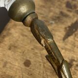 Bronze and glass coat hooks