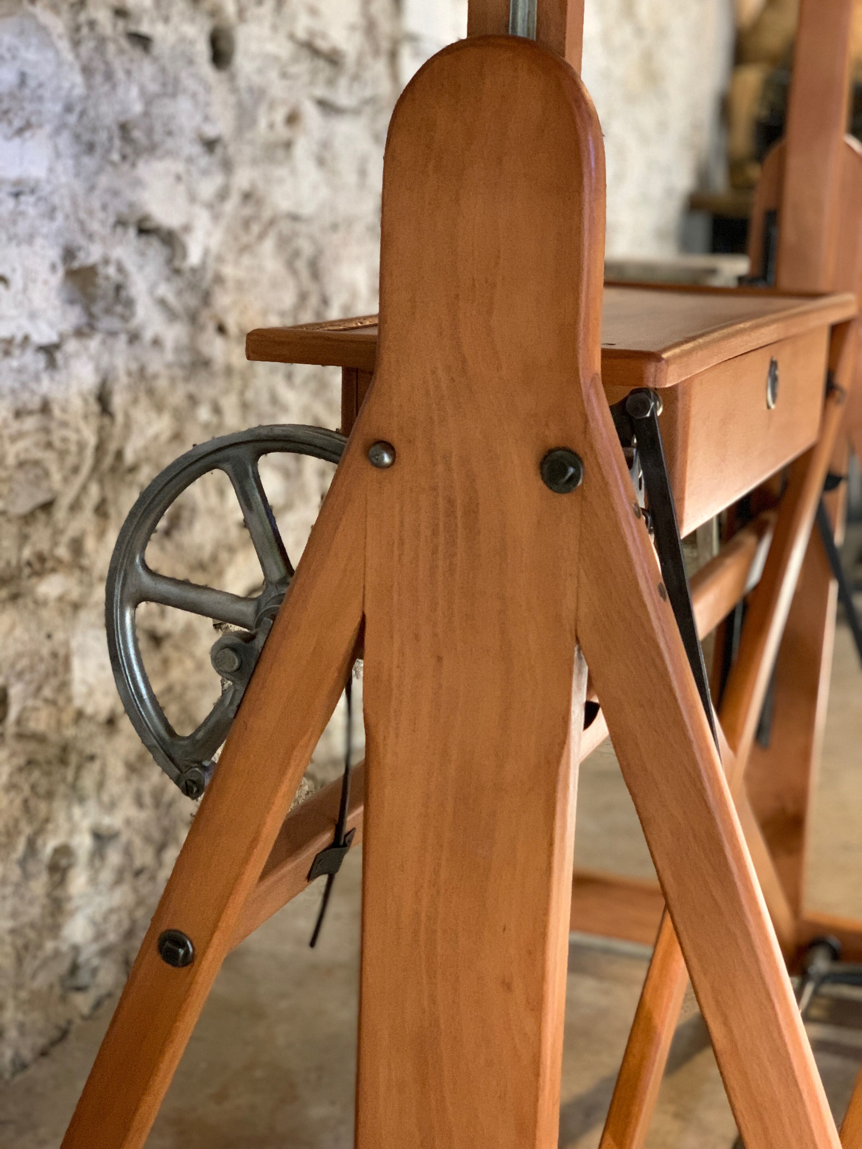 Drawing table of italian architect Sacchi circa 1930